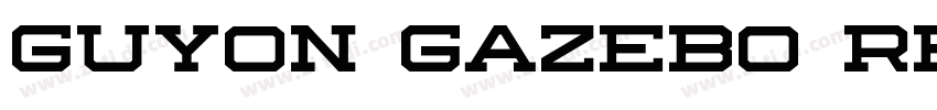 Guyon Gazebo Regular字体转换